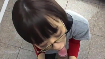 New Asian Girl Gives Amazing Oral In Public Cfnm