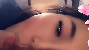 Asian Beauty Gives A Stunning Snapchat Blowjob