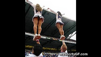 Amateur Cheerleaders In Action!